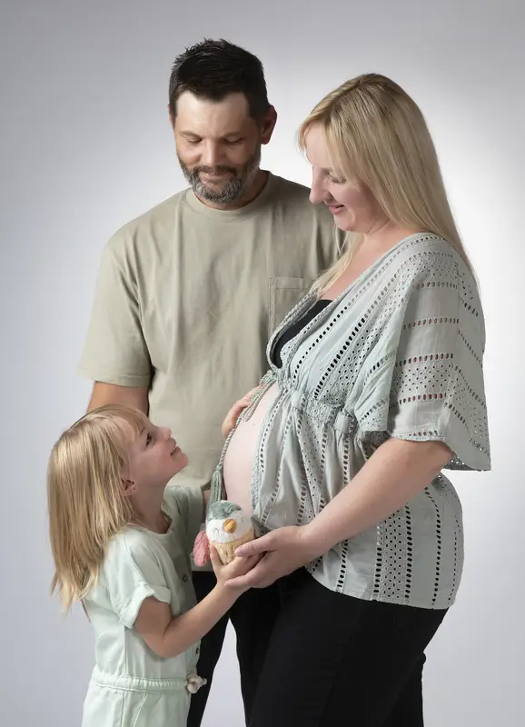 photo de grossesse en famille